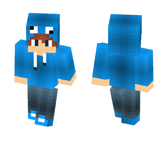 Cookie Monster Boy 2.0 - Boy Minecraft Skins - image 1