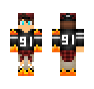 Kevin On Fire - Male Minecraft Skins - image 2