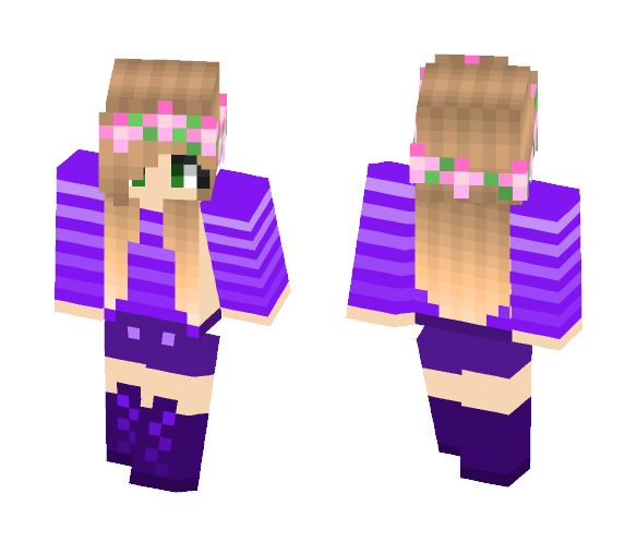 Purple Girl~ - Female Minecraft Skins - image 1