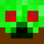 Red eyed Bearded Creeper Face - Male Minecraft Skins - image 3