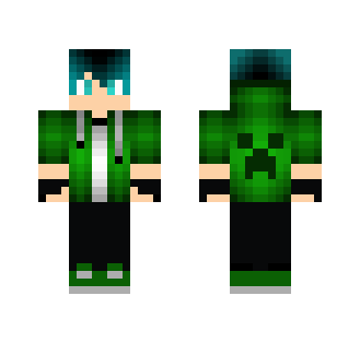 Creeper Hoodie Guy! - Male Minecraft Skins - image 2