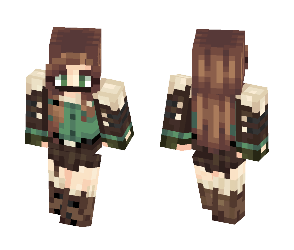 assasing ish girl - Girl Minecraft Skins - image 1