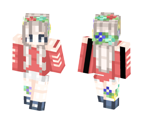 Lots'o'Flowers - Female Minecraft Skins - image 1