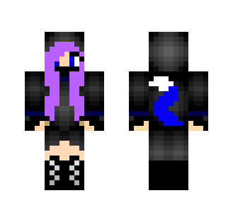Cloaked kitty - Female Minecraft Skins - image 2