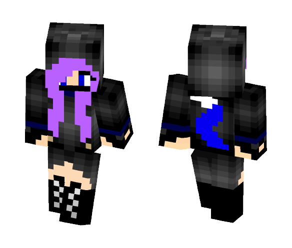 Cloaked kitty - Female Minecraft Skins - image 1