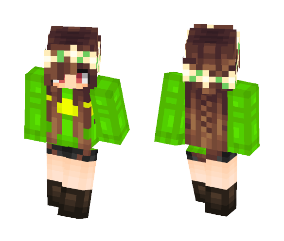 Chara - better in 3D - Female Minecraft Skins - image 1