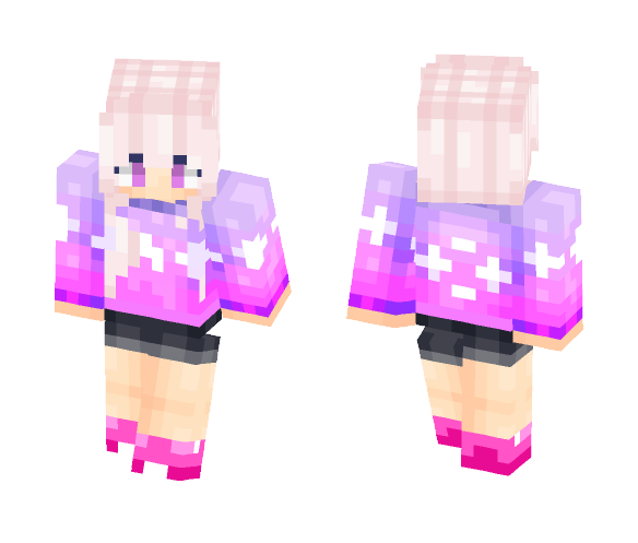 Up in the galaxy - Female Minecraft Skins - image 1
