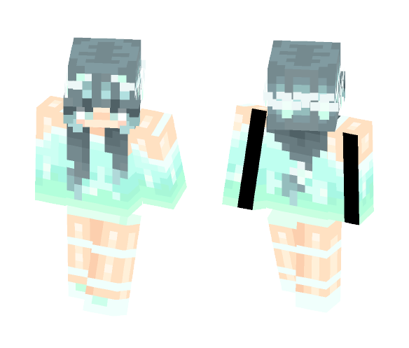 Shiakie - Aqua Princess! - Female Minecraft Skins - image 1