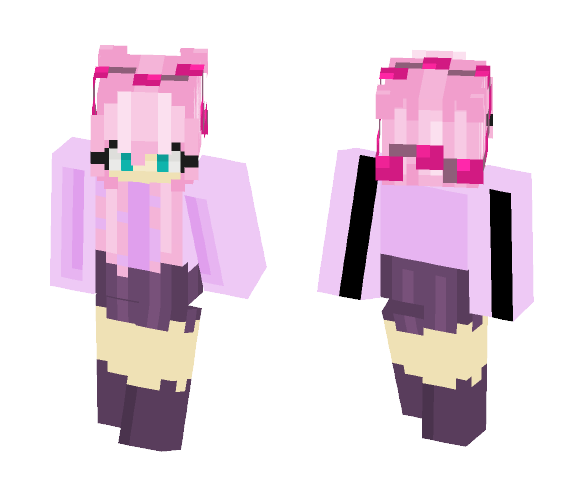 Pink & Purple - Female Minecraft Skins - image 1