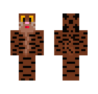Brown Striped Cat - Cat Minecraft Skins - image 2