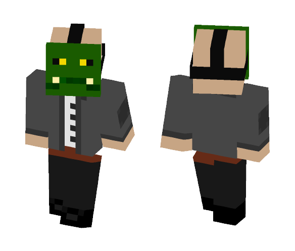 Bank Robber / Ork (No Suit) - Male Minecraft Skins - image 1