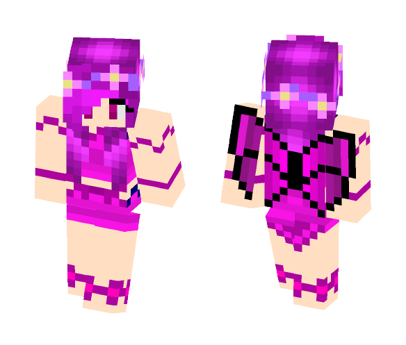 Pink and Purple Fairy :3 - Female Minecraft Skins - image 1