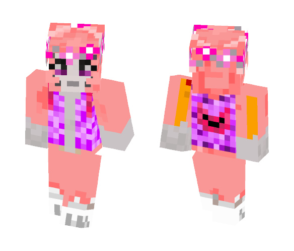 Pink Stampylongnose - Female Minecraft Skins - image 1