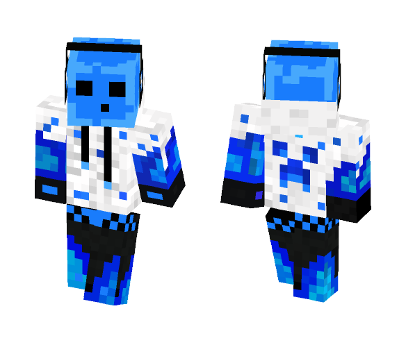 Blue electric Slime - Male Minecraft Skins - image 1