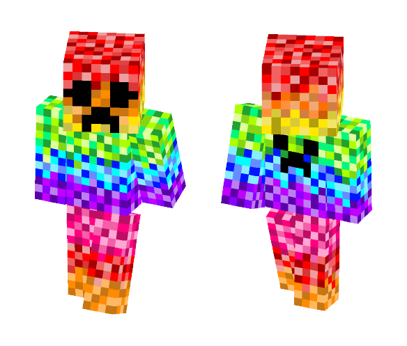 Rainbow!!! - Female Minecraft Skins - image 1