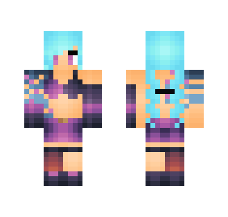 Jinx The Loose Cannon - Female Minecraft Skins - image 2