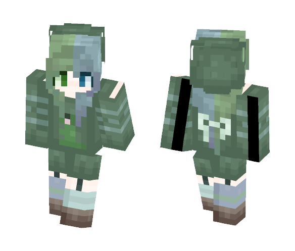 Persona - Dino - Female Minecraft Skins - image 1