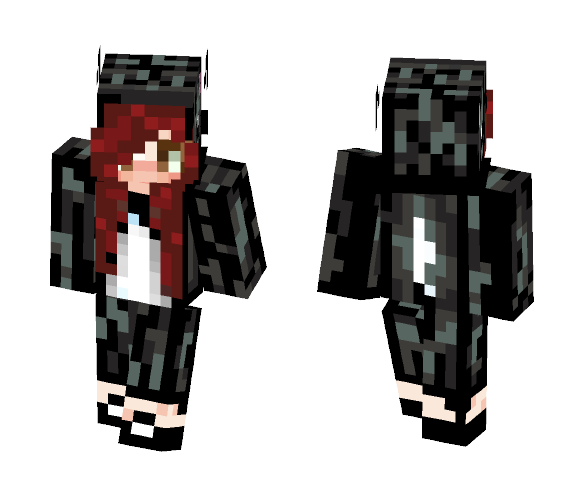 Black Kitty :3 - Female Minecraft Skins - image 1
