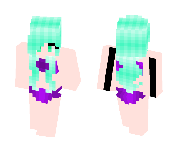 Bikini Version (Purple) - Female Minecraft Skins - image 1