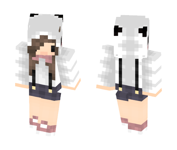 Chibi/Nerd/Panda - Female Minecraft Skins - image 1
