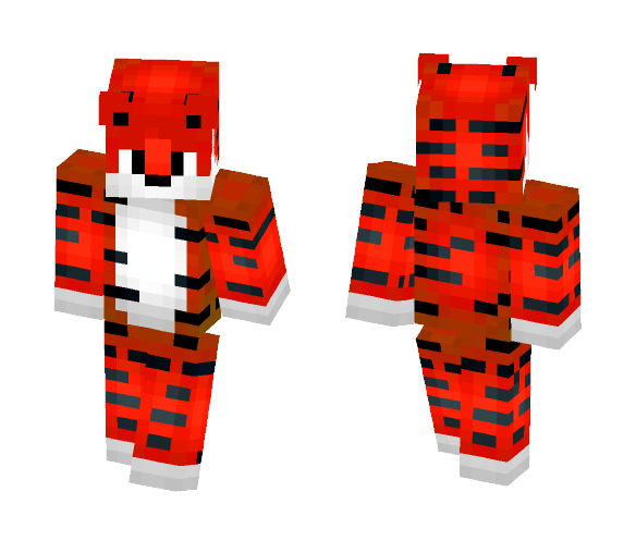 Red tiger - Male Minecraft Skins - image 1