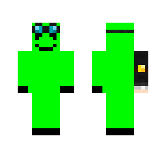 DanTDM Green Guy - Male Minecraft Skins - image 2