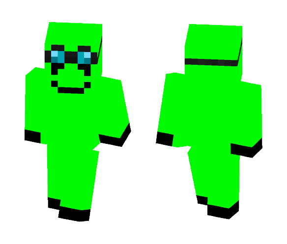 DanTDM Green Guy - Male Minecraft Skins - image 1