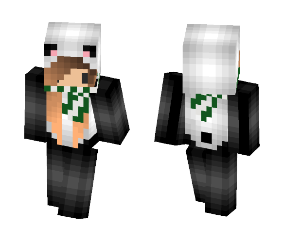 Derp Panda Slytherin - Female Minecraft Skins - image 1