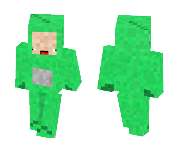 Derpy Green Teletubby (1 of 6) - Male Minecraft Skins - image 1