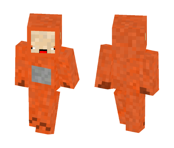 Derpy Orange Teletubby (1 of 6) - Male Minecraft Skins - image 1