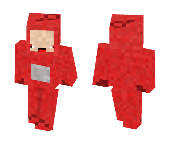 Derpy Red Teletubby (1 of 6) - Male Minecraft Skins - image 1