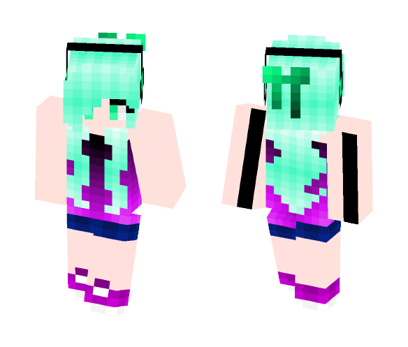 DJ Cute Version - Female Minecraft Skins - image 1