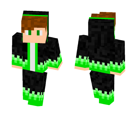 Green fire - Male Minecraft Skins - image 1