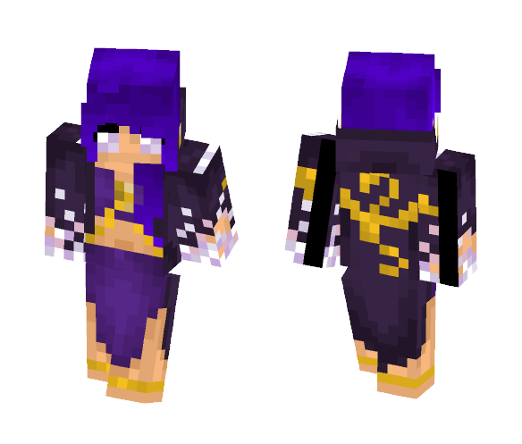 My skin - Purple Wizard - Female Minecraft Skins - image 1