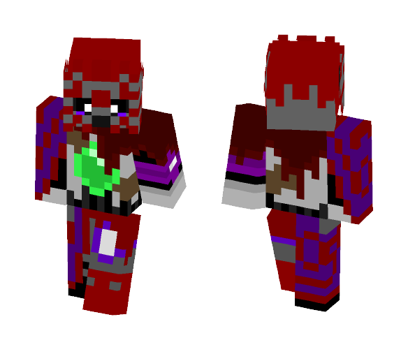 The Red Reaper - Realm War Armour - Male Minecraft Skins - image 1