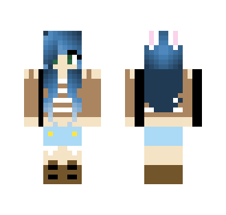 Bunny Farm Girl// Kat's Skins - Female Minecraft Skins - image 2