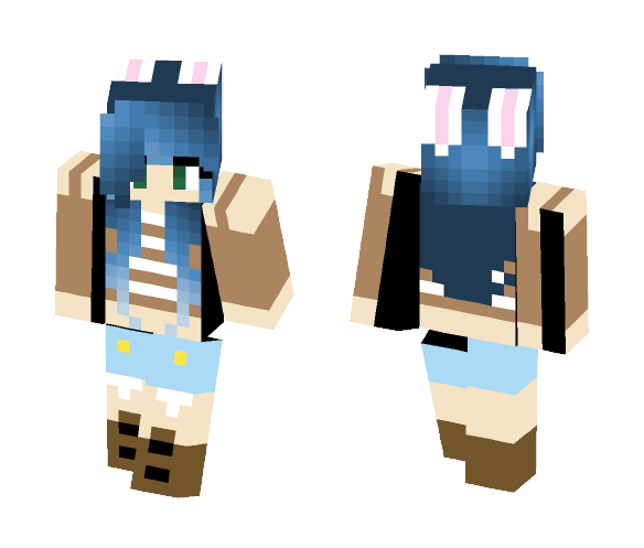 Bunny Farm Girl// Kat's Skins - Female Minecraft Skins - image 1