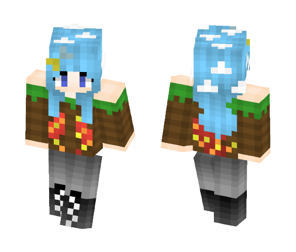 World Girl - Girl Minecraft Skins - image 1