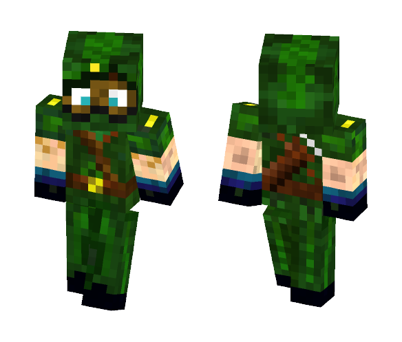 Ninja forest bowman - Male Minecraft Skins - image 1