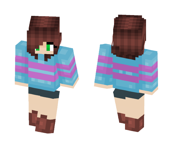 Frisk - Female Minecraft Skins - image 1