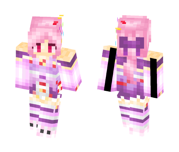 Pink Sugar Skin - Female Minecraft Skins - image 1