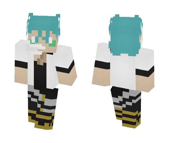 grimmjow -after defeat of aizen - Male Minecraft Skins - image 1