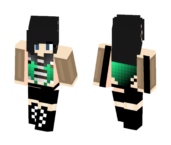 Elvie// Elf OC - Female Minecraft Skins - image 1