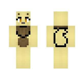Yellow and Brown Cat Furry Skin - Cat Minecraft Skins - image 2