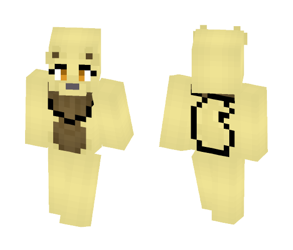 Yellow and Brown Cat Furry Skin - Cat Minecraft Skins - image 1