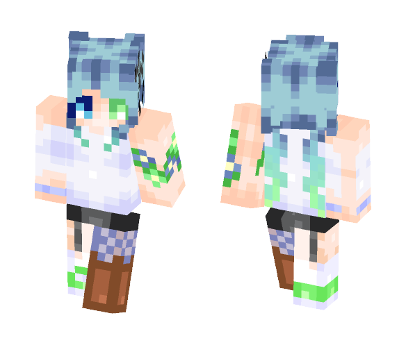 Ponytails Girl - Girl Minecraft Skins - image 1