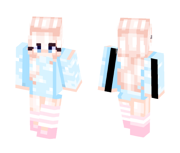 ☄ Ghostly Pink ☄ - Female Minecraft Skins - image 1