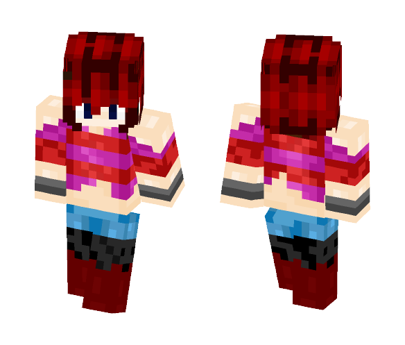 Echotale Frisk (Without Hoodie) - Interchangeable Minecraft Skins - image 1