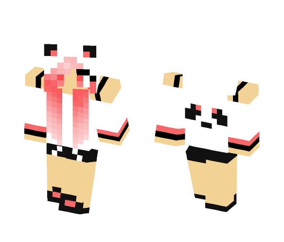 Panda Girl - Girl Minecraft Skins - image 1