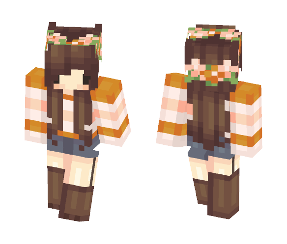 Chibi Bear girl - Girl Minecraft Skins - image 1